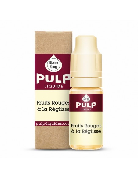 E-liquide 10ml  fruit rouge réglisse pulp