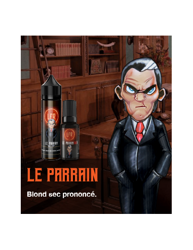 E-liquide 40ml le parrain lfr