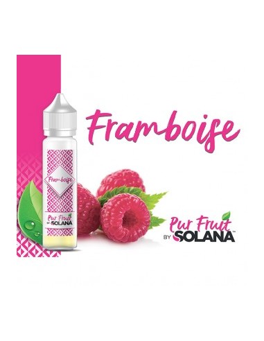 E-liquide 50ml framboise pur fruit solana