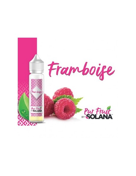 E-liquide 50ml framboise pur fruit solana