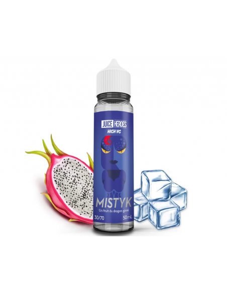 E-liquide 50ml mistyk  juice heroes liquideo