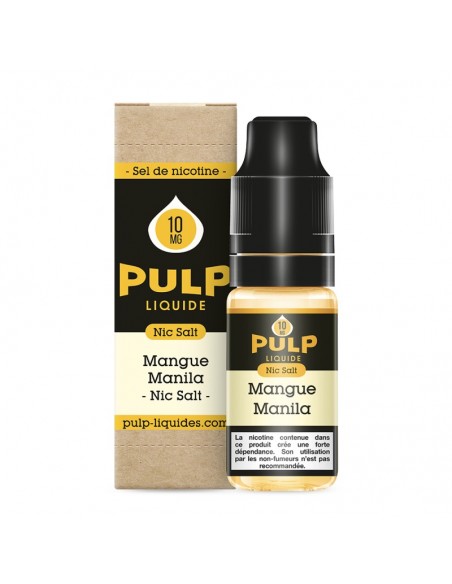 E-liquide 10 ml mangue manilla sel de nicotine PULP