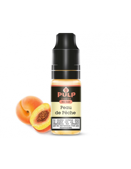 E-liquide 10 ml peau de pêche sel nicotine PULP