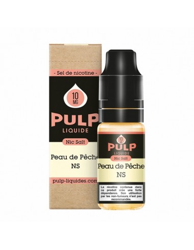 E-liquide 10 ml peau de pêche sel nicotine PULP