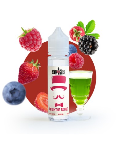 E-liquide 50ml abscinthe rouge cirkus vdlv