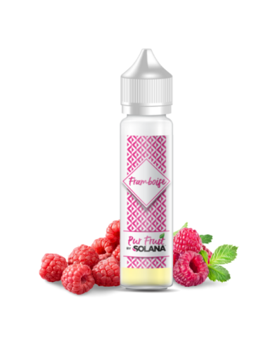 E-liquide 50ml framboise pur fruit solana