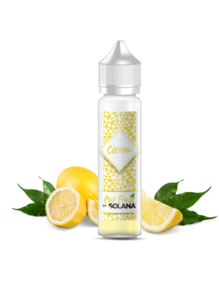 E-liquide 50ml citron pur fruit solana