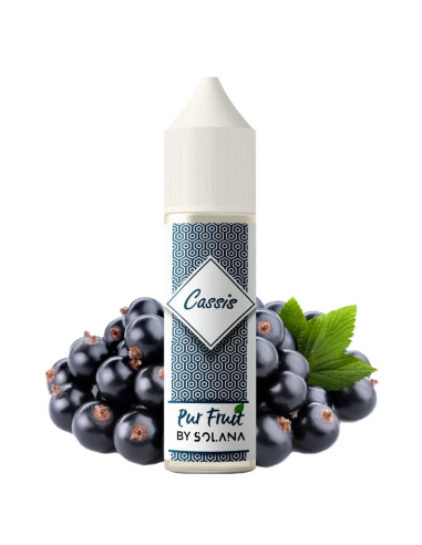 E-liquide 50ml cassis pur fruit solana