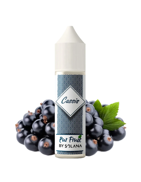 E-liquide 50ml cassis pur fruit solana