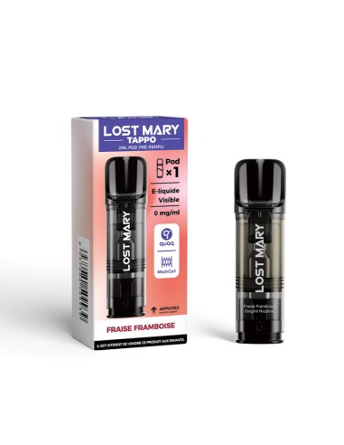 Fraise-Framboise Lost Mary cartouche 2 ml