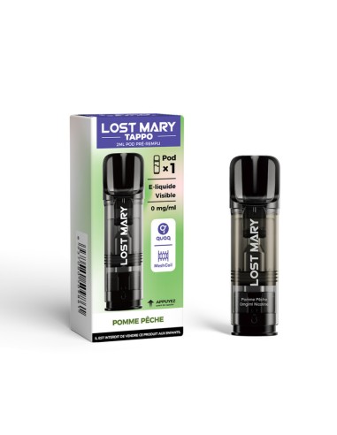 Pomme-Pêche Lost Mary cartouche 2 ml