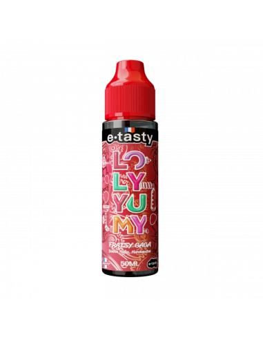 E-liquide 50ml fraisy gaga e-tasty