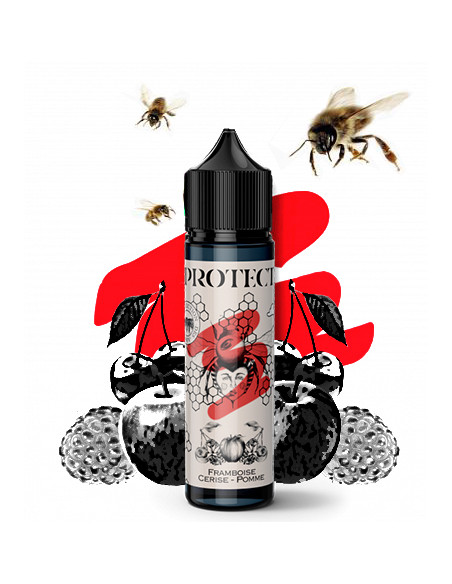 E-liquide 50ml framboise-cerise-pomme Protect