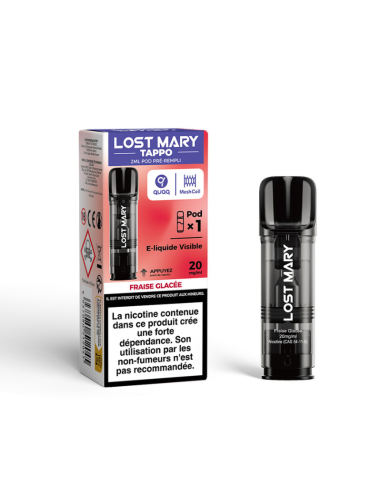 Fraise glace Lost Mary cartouche 2 ml