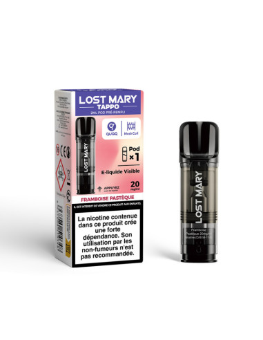 Framboise-pasteque Lost Mary cartouche 2 ml