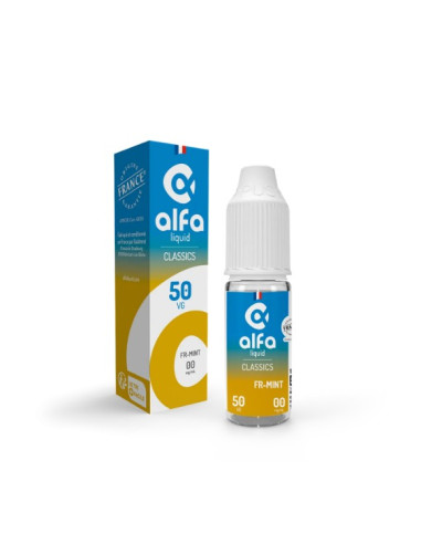 E-liquide 10ml tabac menthol FR mint  alfaliquid