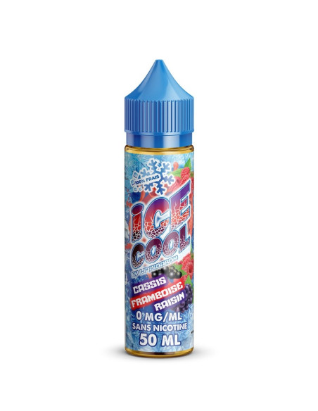 E-liquide 50ml Cassis Framboise Raisin Ice Cool