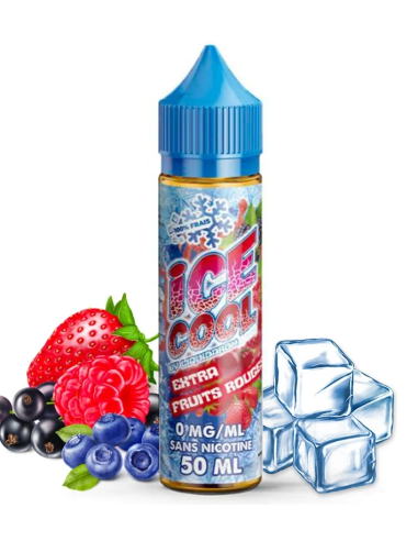 E-liquide 50ml Extra Fruits rouges Ice Cool