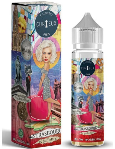 E-liquide 50ml Strasbourg et Paillettes edition...