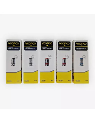 Pack de 5 resistances Pnp X V2 Voopoo