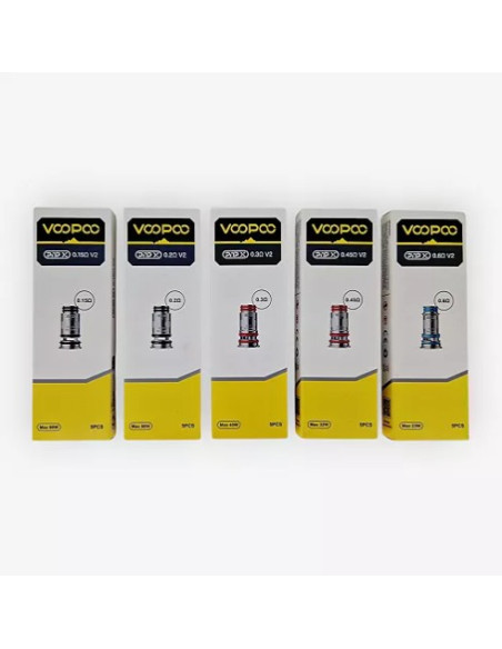 Pack de 5 resistances Pnp X V2 Voopoo