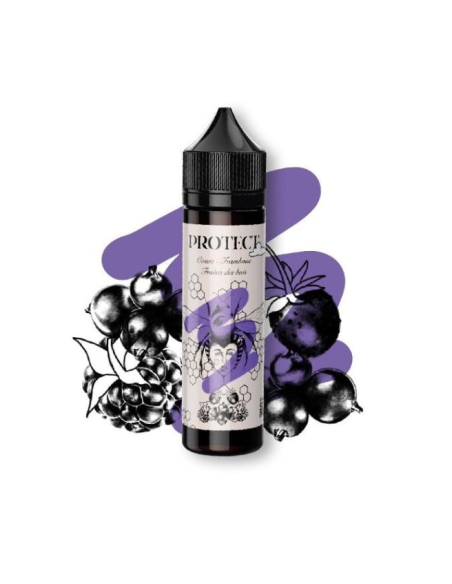 E-liquide 50ml Cassis, Framboise, Fraises des bois Protect