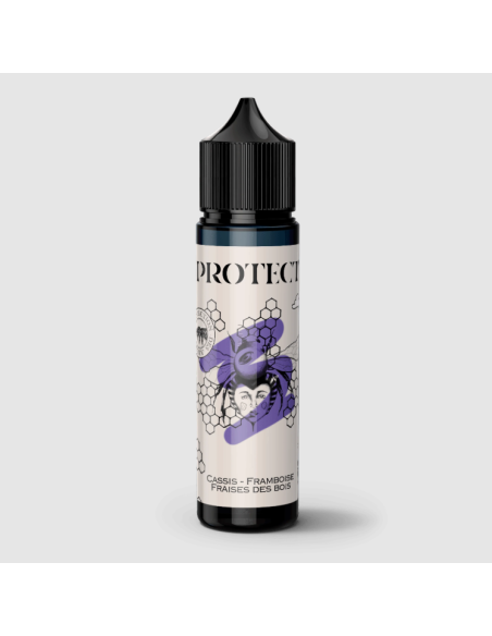 E-liquide 50ml Cassis, Framboise, Fraises des bois Protect
