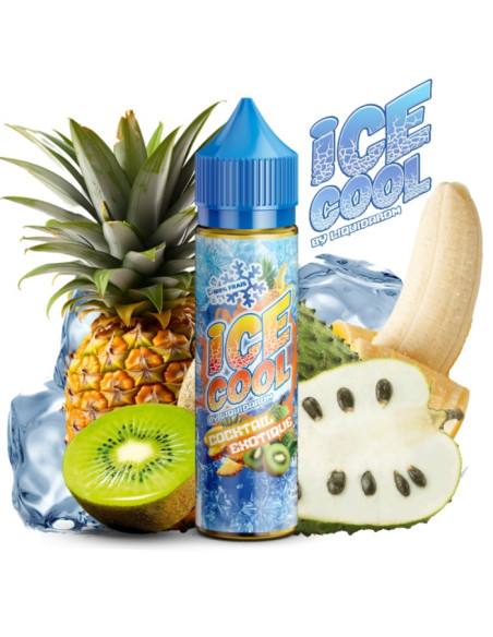 E-liquide 50ml Cocktail exotique Ice Cool