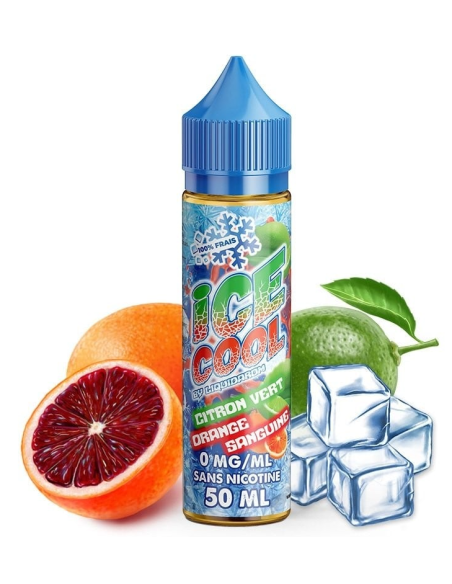 E-liquide 50ml Citron vert Orange sanguine Ice Cool