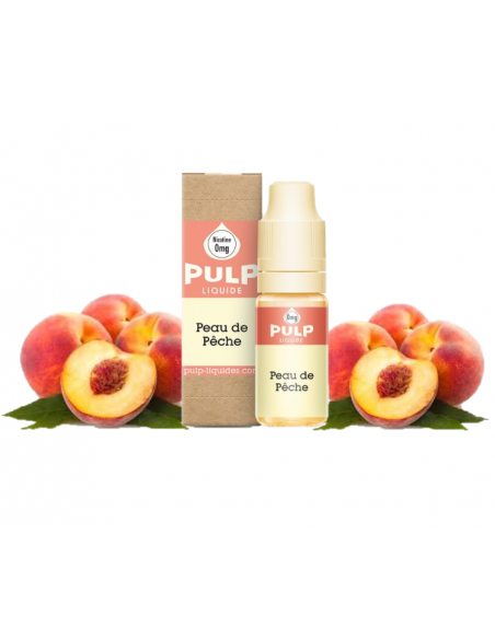 E-liquide 10ml  peau de peche pulp