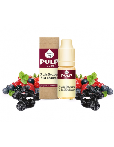 E-liquide 10ml  fruit rouge réglisse pulp