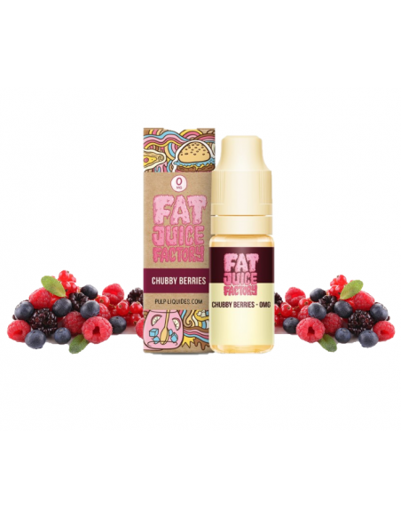 E-liquide 10ml  chubby berries fat juice factory pulp