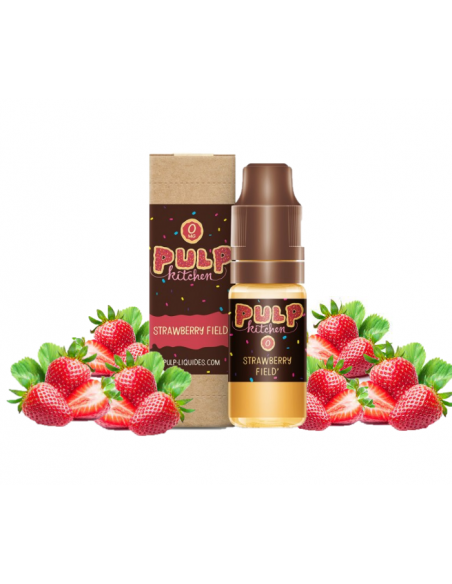 E-liquide 10ml strawberry field pulp kitchen factory pulp